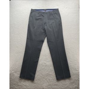 Banana Republic Non Iron Pants‎ Mens 34x31 (Tag 34x32) Gray Slim Fit Trouser Dad